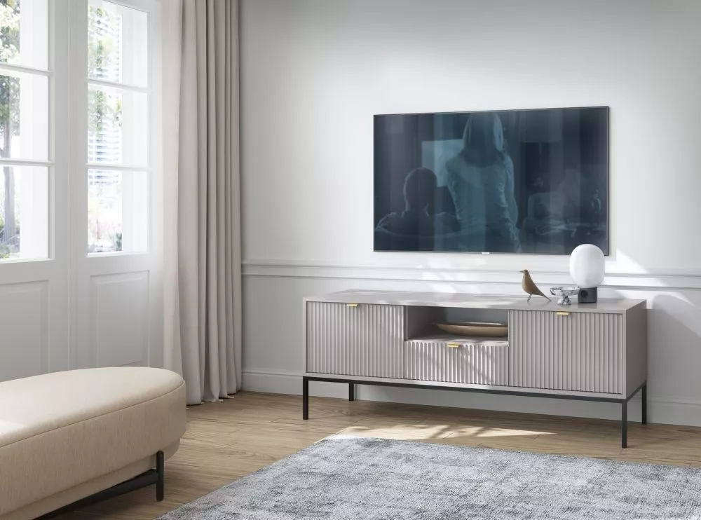 TV tumba Nova RTV-154 · Pelēks · 154 × 39 × 56 cm