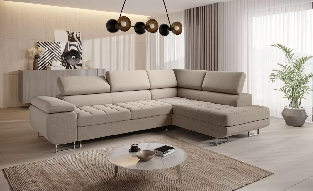 Dīvāns Corner Benjamin 155 standard · Brūns · 201 × 271 × 72 cm