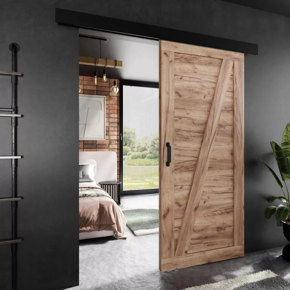 Bīdāmās durvis Adio M-3 · Ozols craft zelts · 96 × 205 cm