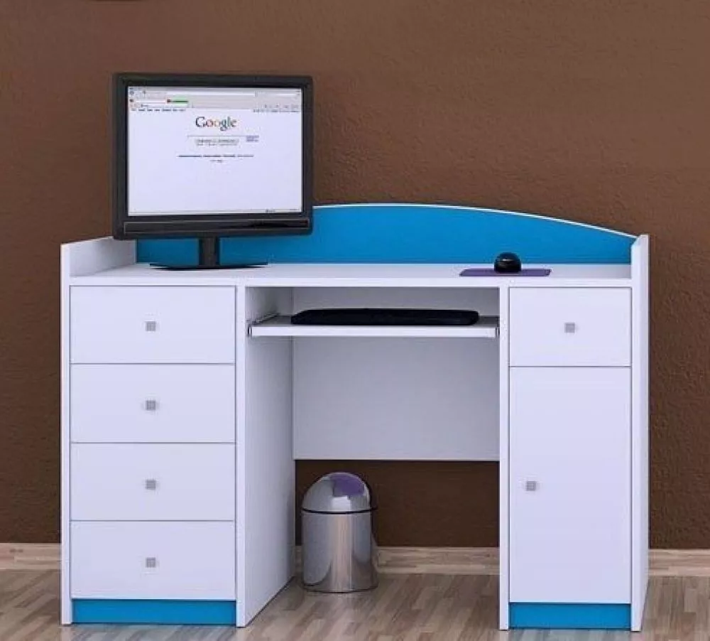 Bērnu rakstāmgalds Happy B01 Maksimālais augstums: 89 cm, · 125 × 75 × 60 cm