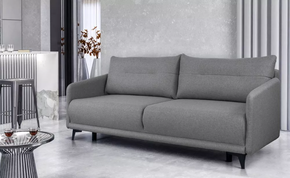 Dīvāns Larose Standard · Pelēks · 97 × 210 × 91 cm