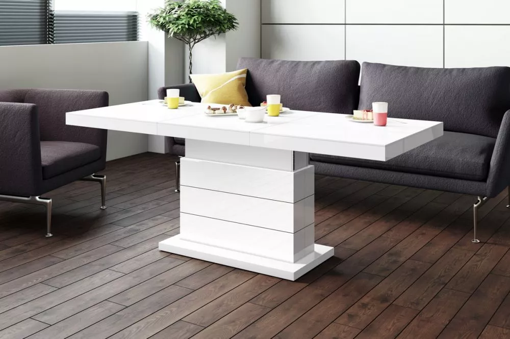 Žurnālgalds Matera Lux Gloss Korpusa krāsa: balts, · 120 × 70 × 50 cm