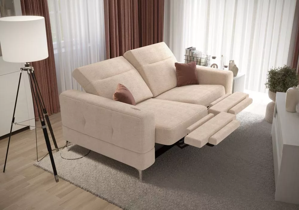 Dīvāns Malibu 2 Sofa Relax standard · Gaiši bēšs · 95 × 180 × 90 cm