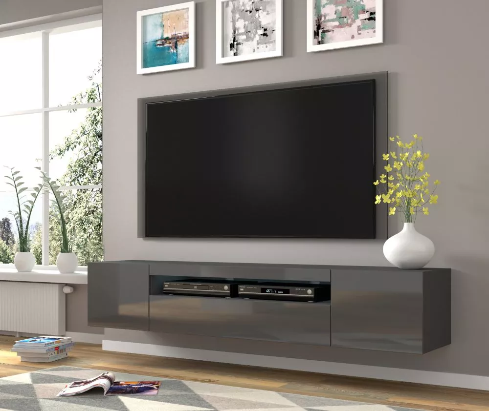 TV tumba Aura 200 ar LED · 200 × 37 × 36 cm