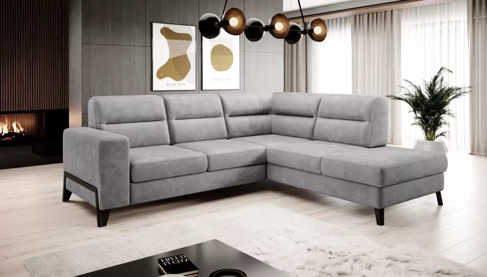 Dīvāns Cassara Lux Standard · Pelēks · 237 × 277 × 100 cm