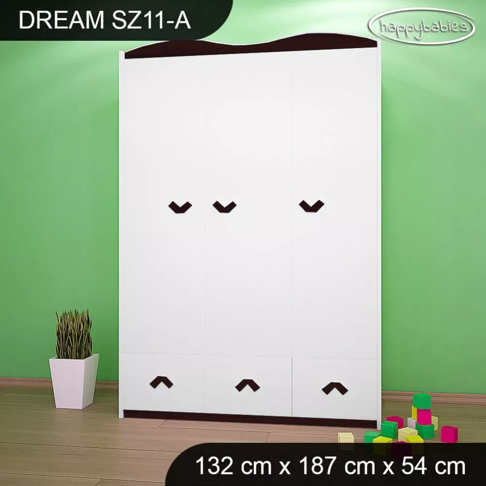 Bērnu skapis Dream SZ11-A · 132 × 54 × 187 cm