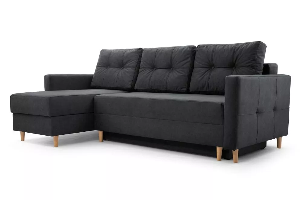 Dīvāns Metro Relax Standard · Melns · 146 × 233 × 96 cm