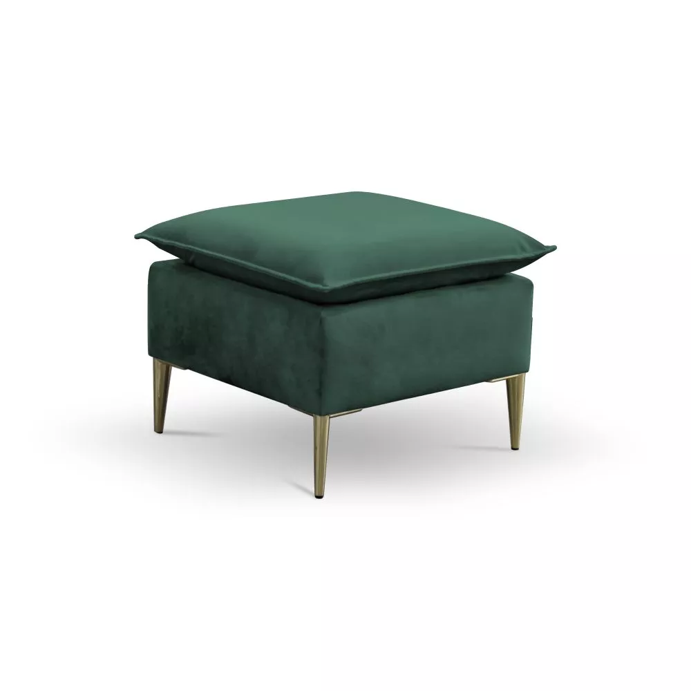 Pufs Bregi P Gold Standard Auduma numurs: Tiffany 10, · Zaļš · 50 × 45 × 50 cm