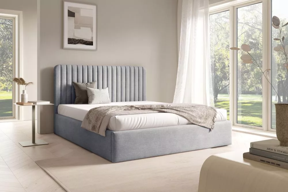 Gulta Best 2 standard ar stelāžu Guļamvietas platums: 160 cm, Guļamvietas garums: 200 cm, stelāžas tips: koka, · Gaiši p