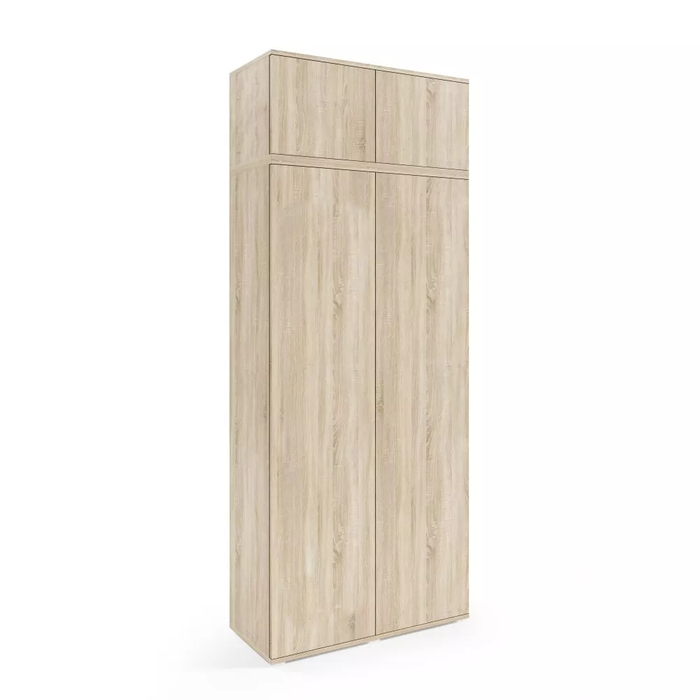 Skapis Amelia 90 Premium · Sonoma · 90 × 40 × 225 cm