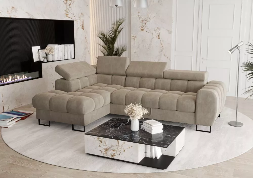 Dīvāns Aspen Mini Standard · Bēšs · 170 × 260 × 74 cm