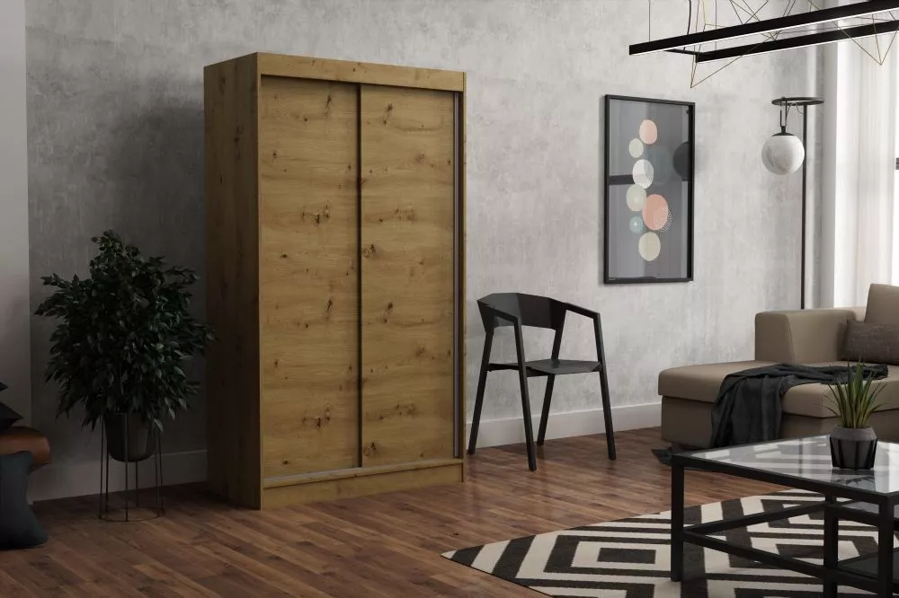 Skapis Emily Classic · Ozols artisan · 120 × 60 × 215 cm