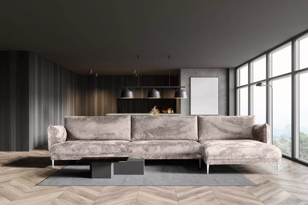 Dīvāns Fenix XL Corner Standard · Krēma · 162 × 322 × 87 cm