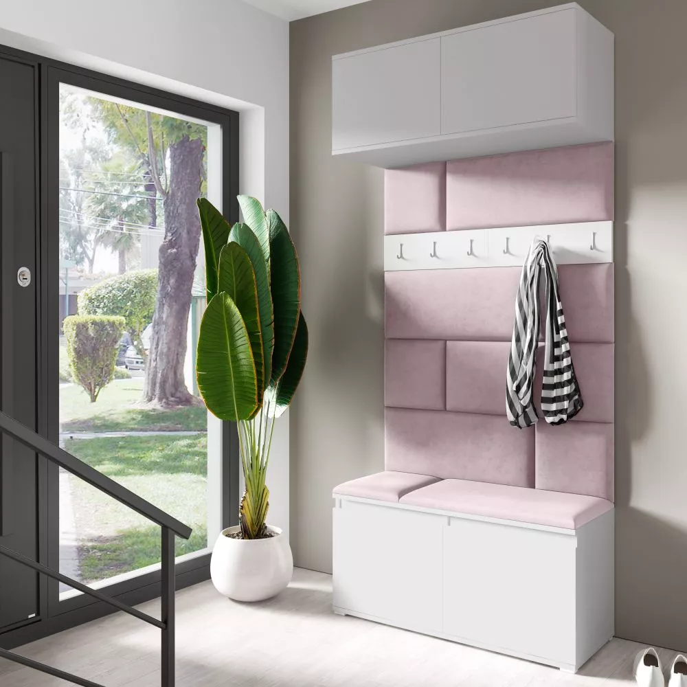 Apavu plaukts Emi 23 Trinity Korpusa krāsa: balts, · 100 × 225 × 40 cm