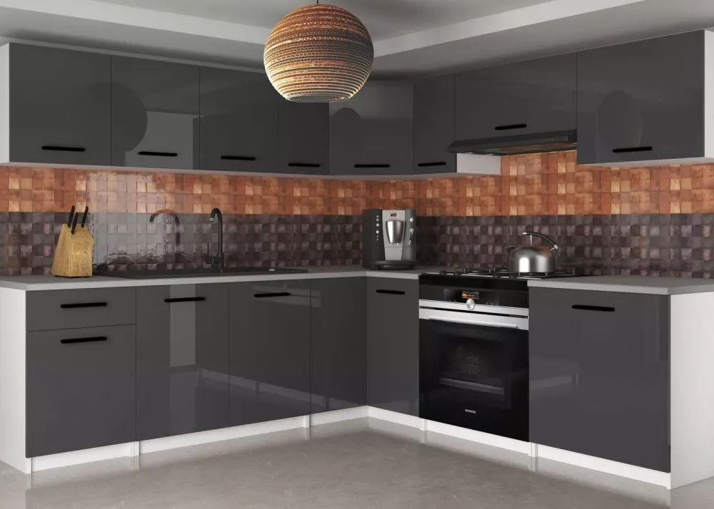 Virtuves komplekts Uniquaplus Materiāls : lamināts + MDF plātne,
