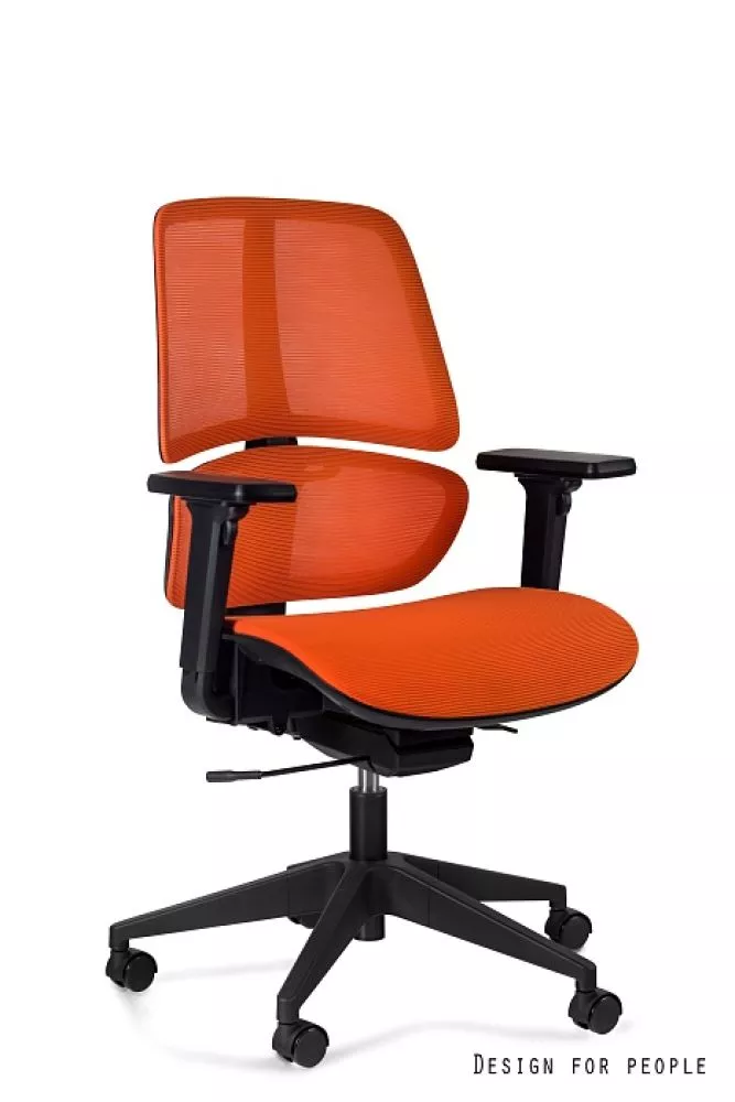 Datorkrēsls Ergo Low · Oranžs · 70 × 70 × 104 cm