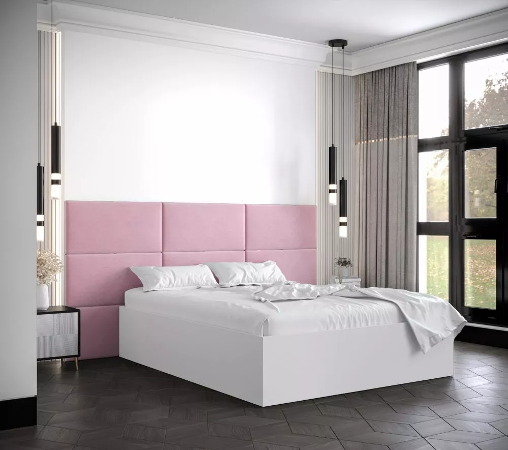 Gulta Bella 2 ar stelāžu Guļamvietas platums: 140 cm, Korpusa krāsa: balts, Guļamvietas garums: 200 cm, stelāžas tips: k