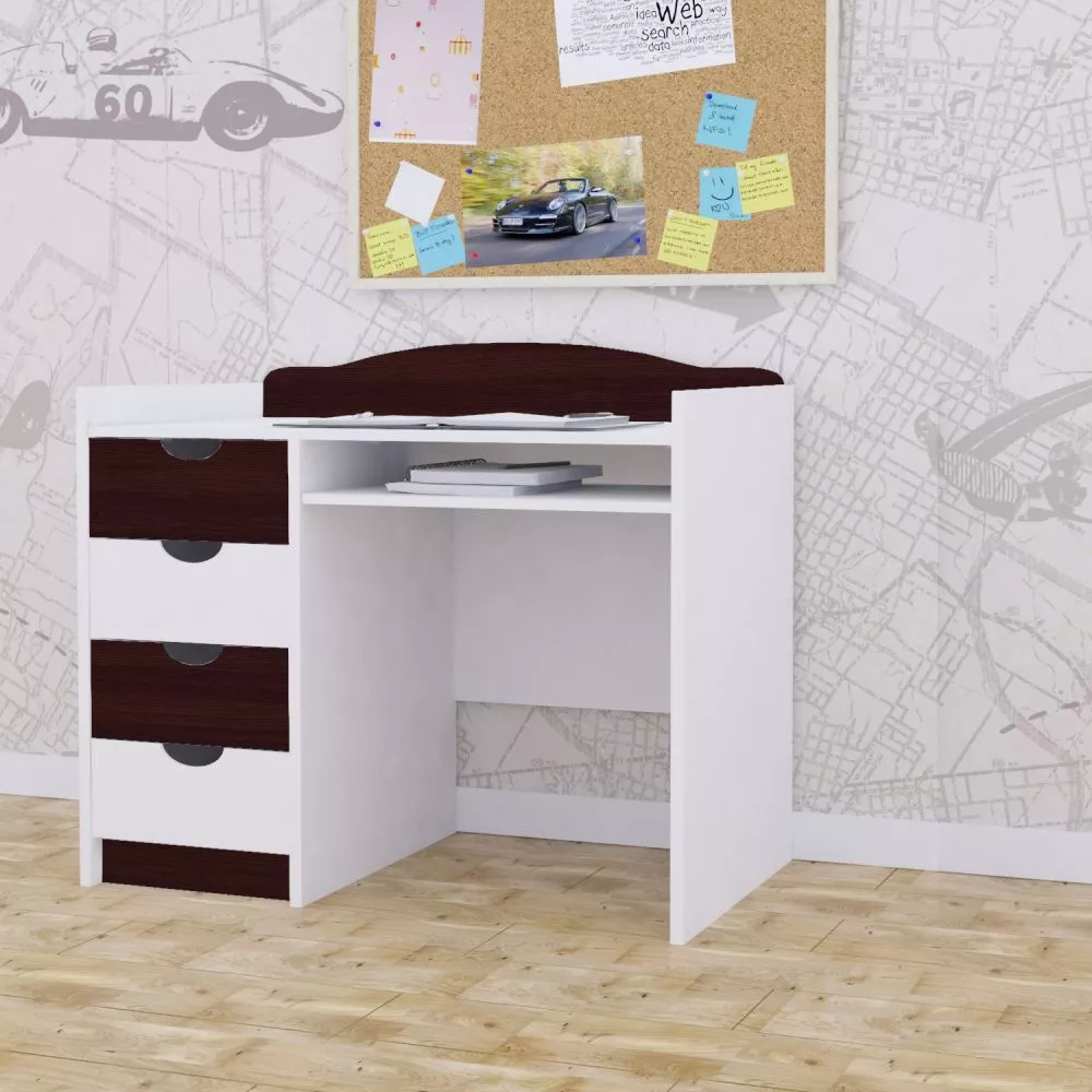 Bērnu rakstāmgalds Classic B08 Maksimālais augstums: 89 cm, · 100 × 75 × 60 cm