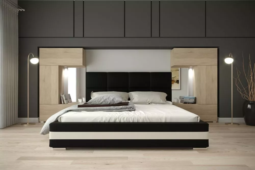 Sekcija Panama 1 ar LED · Sonoma · 35 × 159 cm