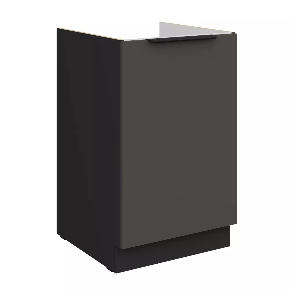 Virtuves skapis Aria Graphite 50 ZL 1F BB