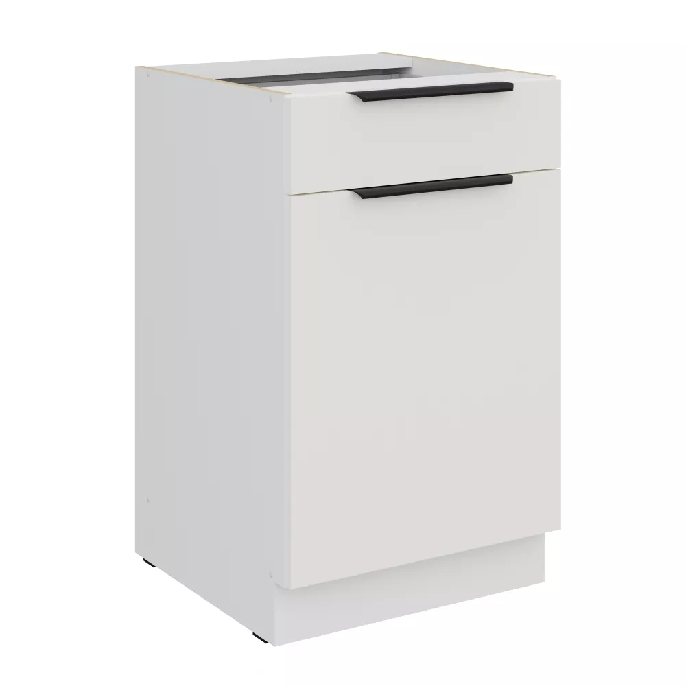 Virtuves skapis Aria White 50 D 1F 1S BB