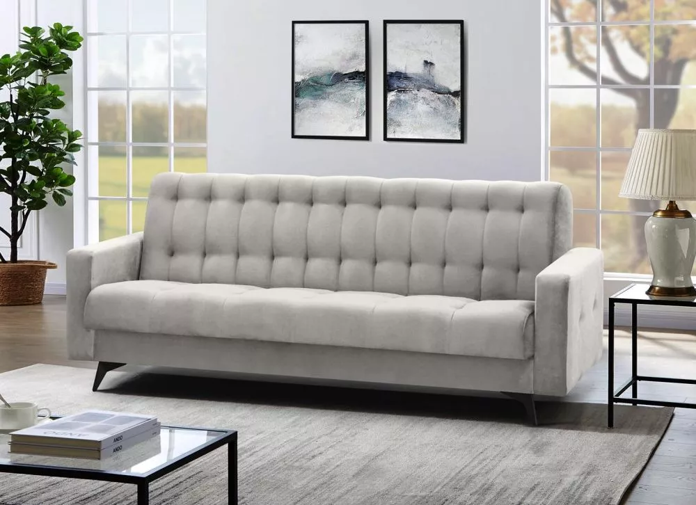 Dīvāns Gemma Standard · Krēma · 93 × 220 × 89 cm