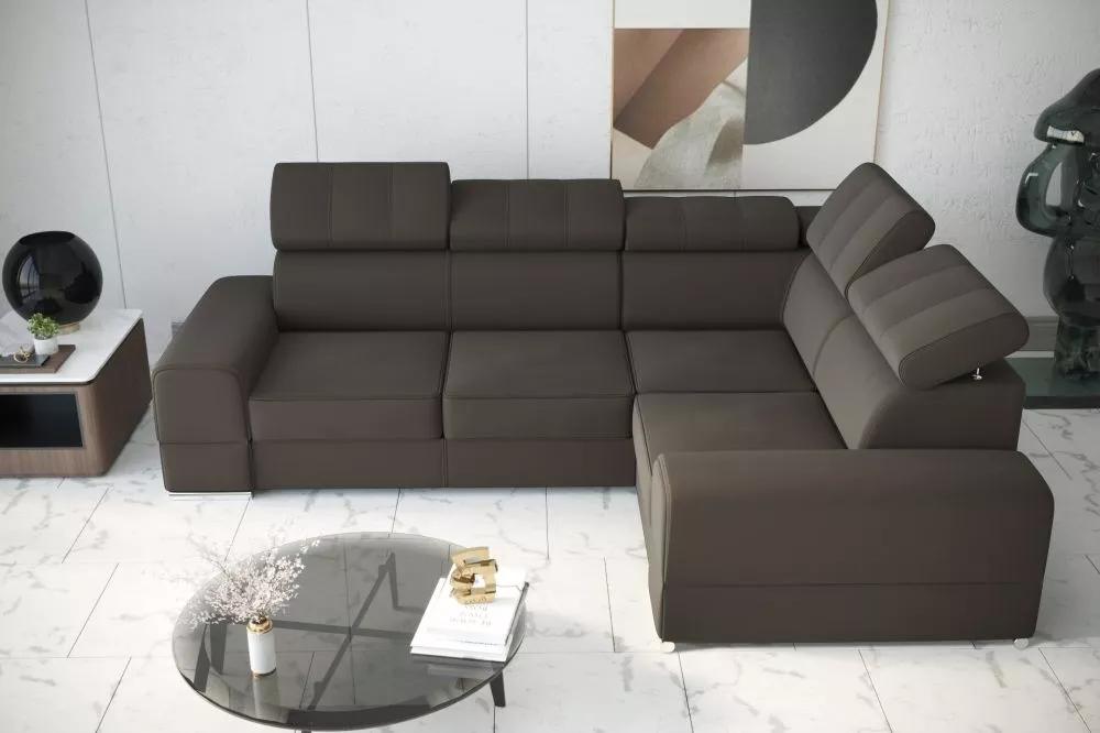 Dīvāns Royal 2 Relax standard · Tumši brūns · 210 × 280 × 79 cm