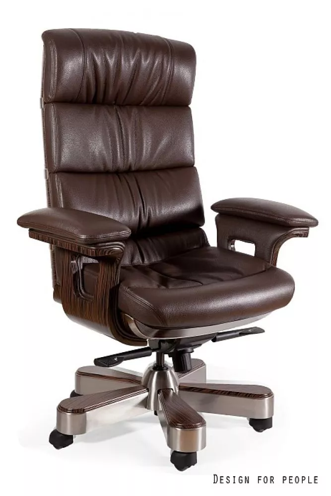 Datorkrēsls Lord Leather Sēdvietas platums: 57 cm, · Brūns · 88 × 64 × 127 cm