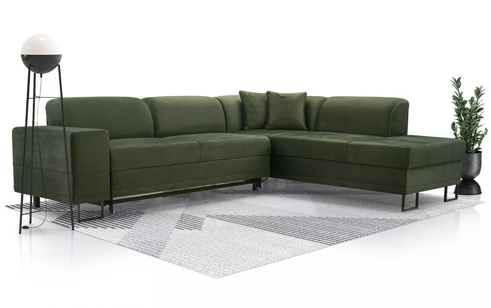 Dīvāns Disco Standard · Olīvu · 220 × 285 × 83 cm