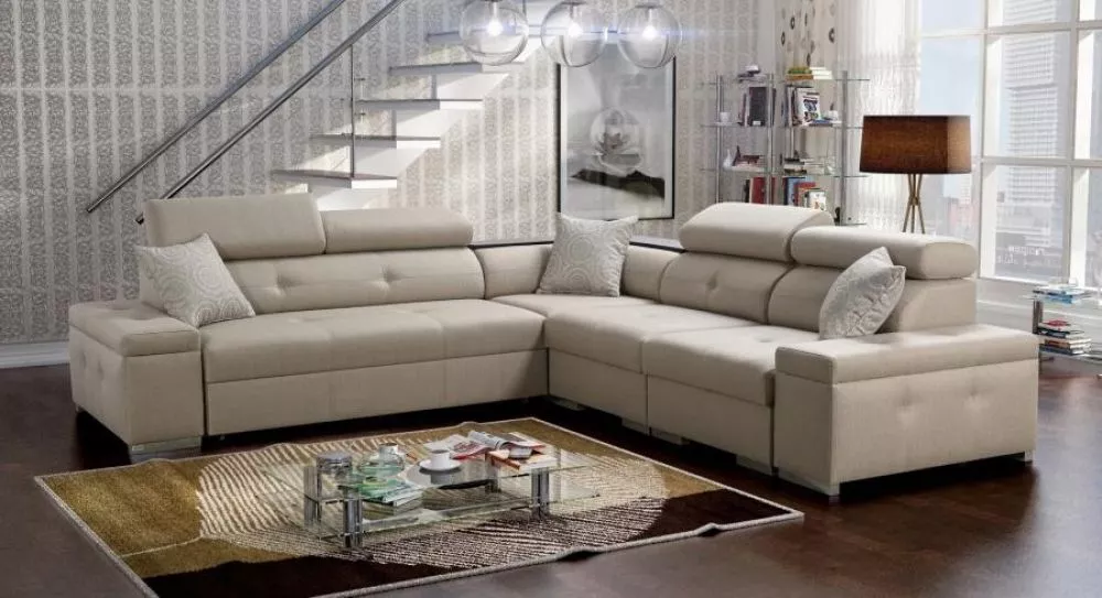 Dīvāns Oliver Maxi Standard · Bēšs · 283 × 287 × 96 cm