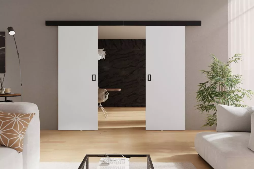 Bīdāmās durvis Werdi Duo · Balts · 192 × 205 cm