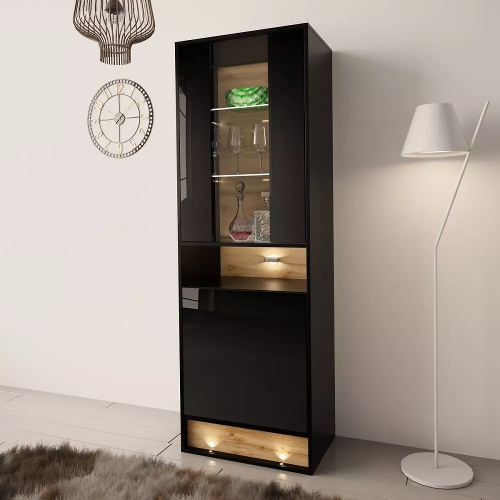 Sekcija Visionary W ar LED Korpusa krāsa: melns, · 60 × 40 × 180.6 cm