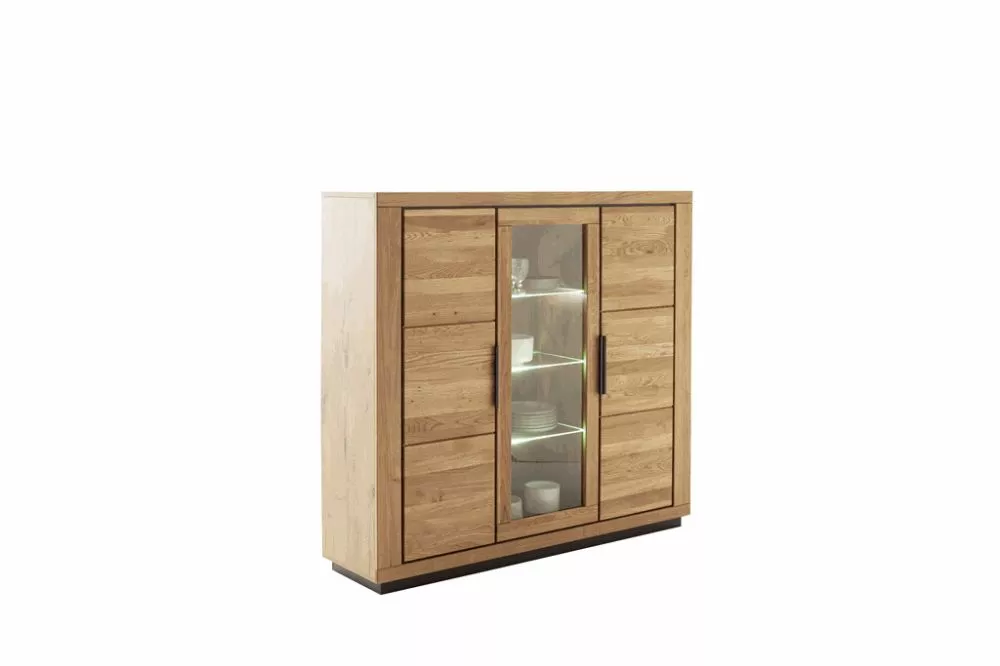 Sekcija Greno 05 ar LED · Ozols · 153 × 40 × 142 cm