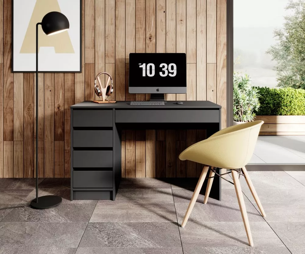 Kosmētikas galds Ada Office · Antracīts · 120 × 75 × 55 cm