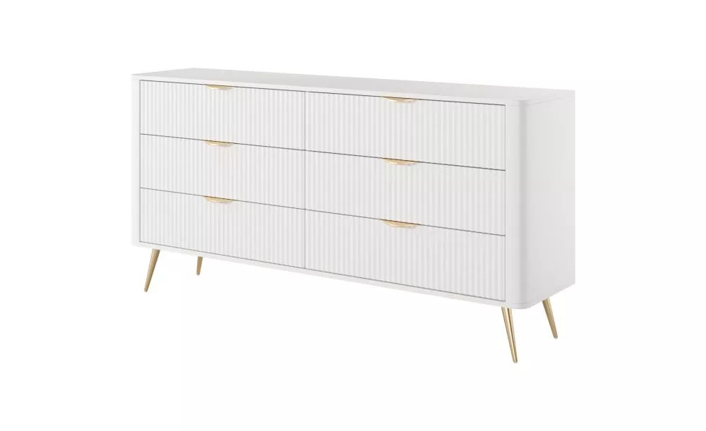 Kumode Lante B · Balts · 163.2 × 38 × 81.2 cm