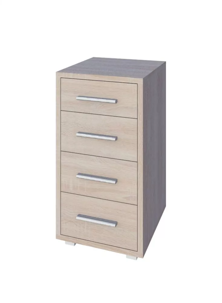 Kumode Biurowy B-KB · Ozols sonoma · 35 × 50 × 66 cm