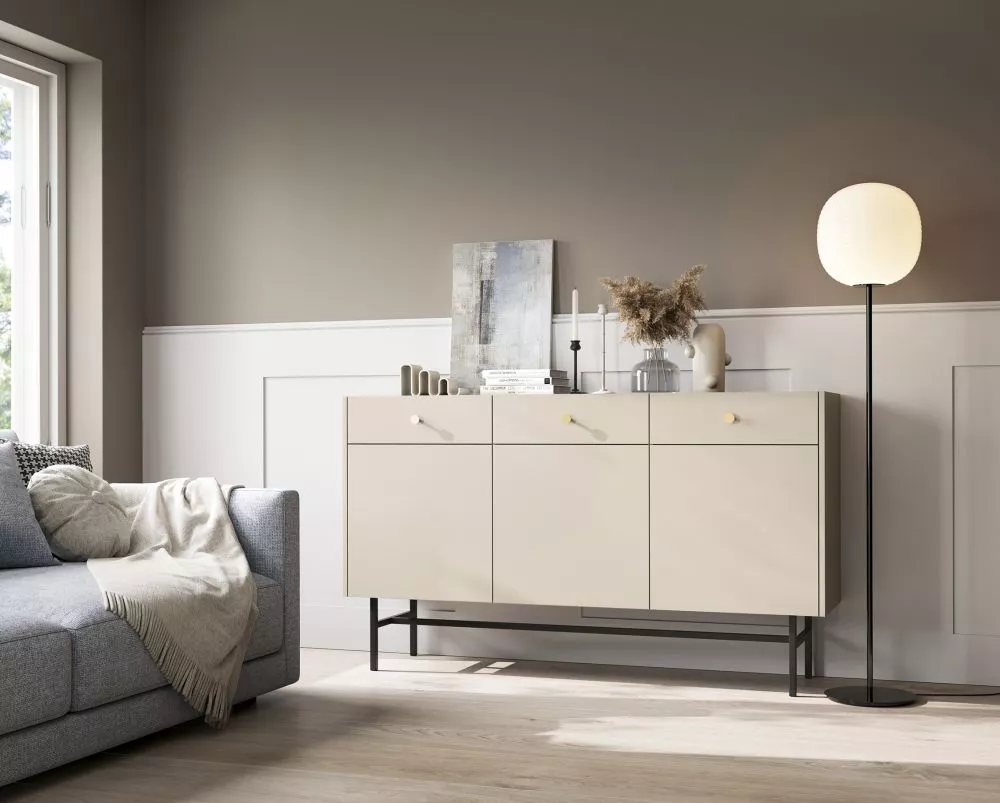 Kumode Diva K3D3SZ · Bēšs · 155 × 39 × 89.4 cm