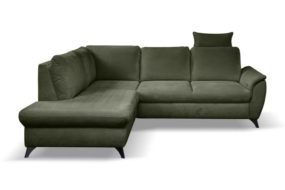 Dīvāns Geneva L Standard · Olīvu · 202 × 244 × 88 cm