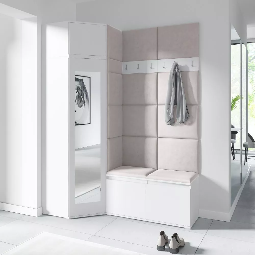 Apavu plaukts Emi 37 Trinity Korpusa krāsa: balts, · 170 × 225 × 70 cm