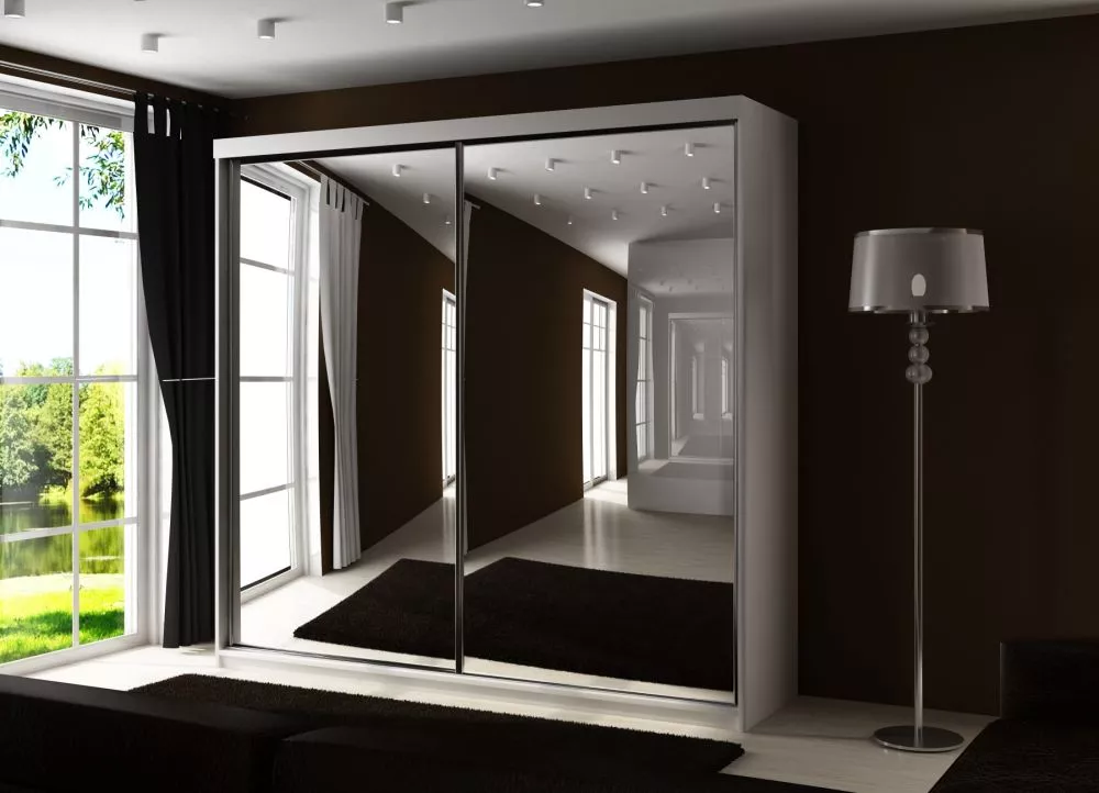 Skapis Top 21 ar LED · Balts · 200 × 62 × 200 cm
