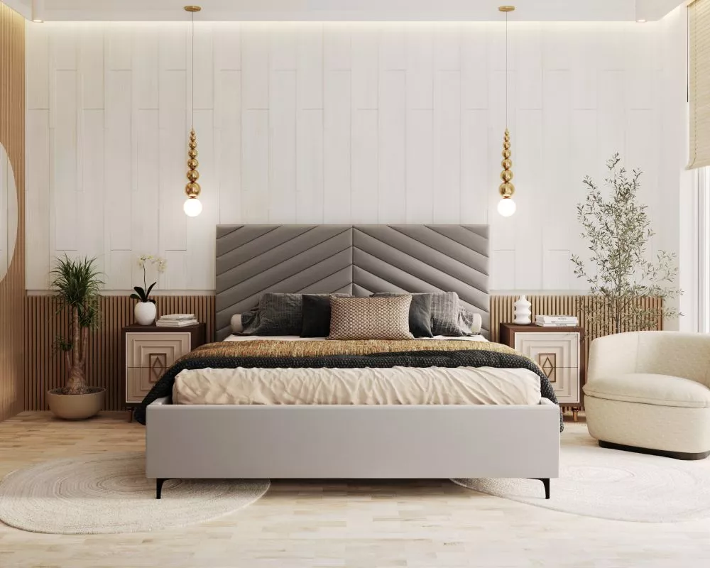 Gulta Elegante Premium Standard ar stelāžu Guļamvietas platums: 160 cm, Guļamvietas garums: 200 cm, stelāžas tips: metāl