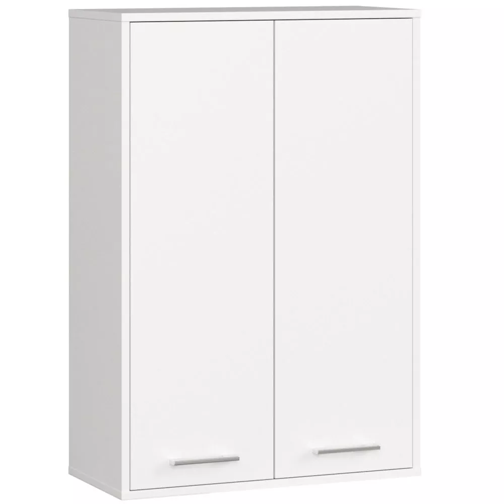Vannas istabas skapītis Fin W64 2D · Balts · 64.2 × 93.6 × 30.5 cm