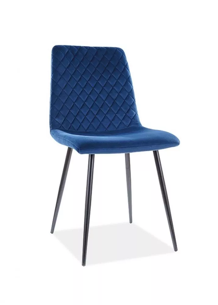 Krēsls Irys Velvet · Zils · 84 × 46 × 42 cm