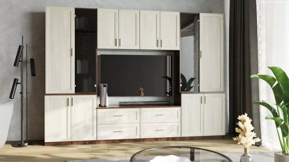 Sekcija Stilo M Korpusa krāsa: ozols sonoma tumšā, · 300 × 220 cm