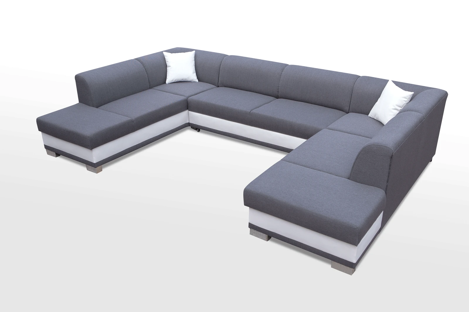 Dīvāns Darco U Standard · Brūns + balts · 220 × 340 × 80 cm