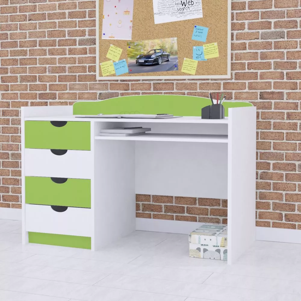 Bērnu rakstāmgalds Classic B03 Maksimālais augstums: 89 cm, · 125 × 75 × 60 cm