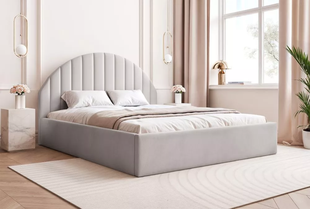 Gulta Montana Standard ar stelāžām Guļamvietas platums: 160 cm, Guļamvietas garums: 200 cm, stelāžas tips: koka, · Gaiši