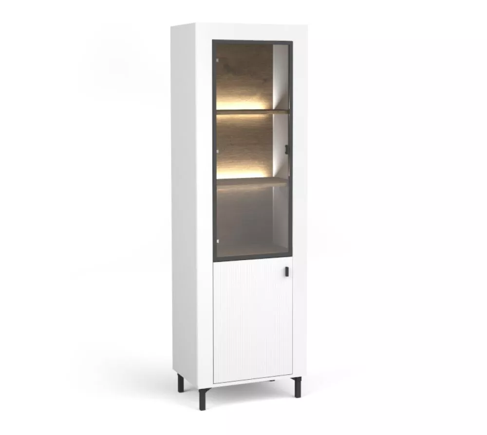 Sekcija Mossa MO3 ar LED Korpusa krāsa: balts, · 60 × 40 × 193.6 cm