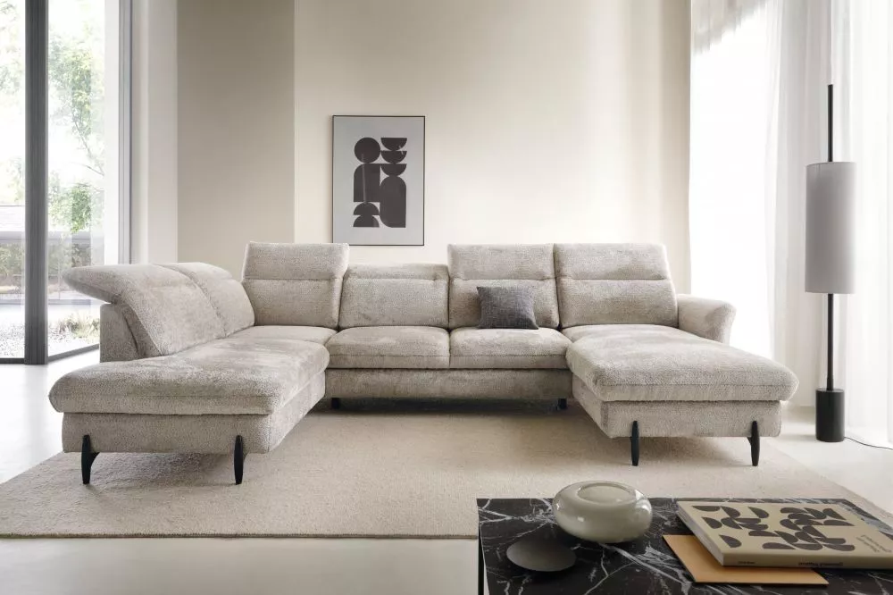 Dīvāns Sienna 1 Standard · Bēšs · 210 × 338 × 88 cm