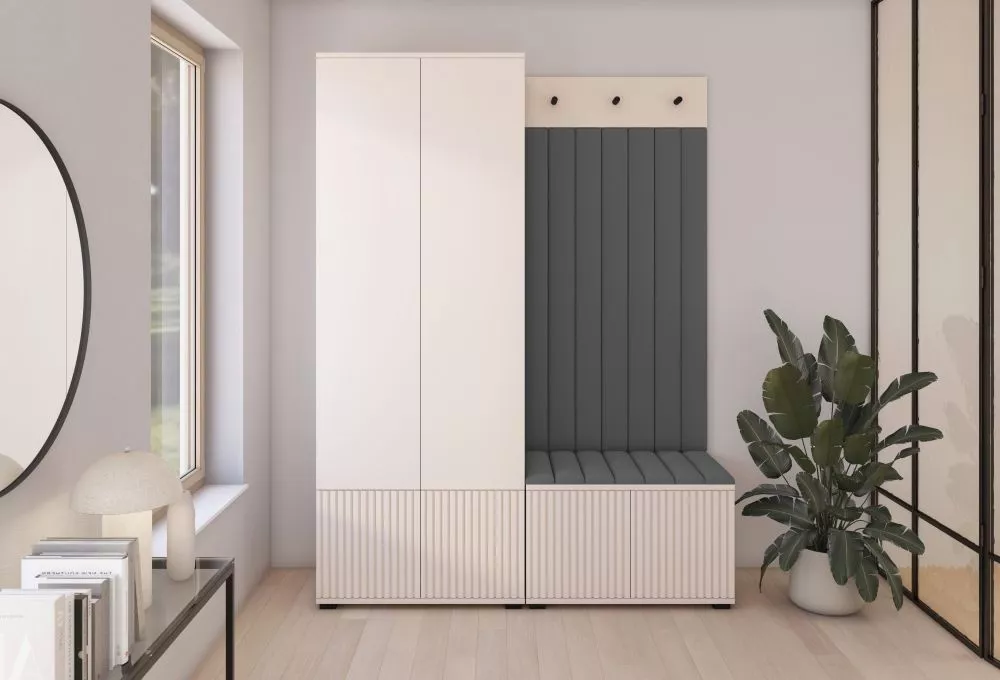 Apavu plaukts Rayo 1 Trinity Korpusa krāsa: kašmīra, · 140 × 185 × 40 cm